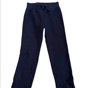 Navy Blue fleece lined uniform sweatpants